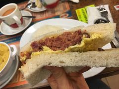 咸牛肉蛋三明治-金华冰厅