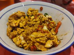 香醋炒土鸡蛋-荆九爷爆炒桥头三嫩(夫子庙店)