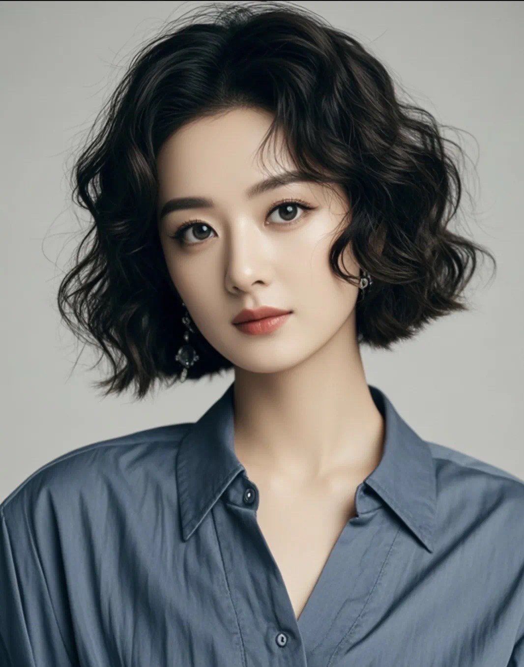 短卷发 #短发烫发