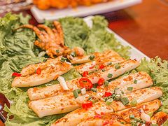烤鱿鱼-義聚德·清真铜锅涮羊肉·烧烤(河东店)