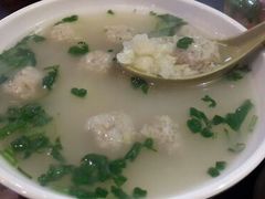 黄花鱼丸子疙瘩汤-槐念海鲜蒸包(三八广场店)