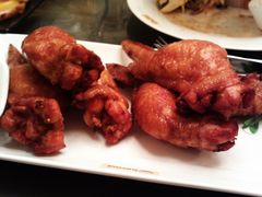 鲜虾胶酿脆皮鸡翅-港丽餐厅(杭大店)