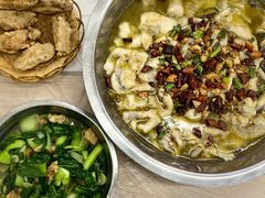 青菜烧油渣-八八餐厅(升州路店)
