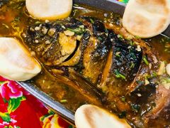 大锅炖江鱼-闯关东东北农家菜(崂山石老人店)
