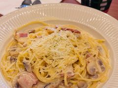 奶油蘑菇培根意面-UPPER KITCHEN(延安路店)