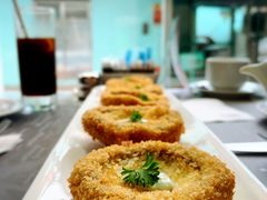 炸蘑菇配藍波芝士醬-安德鲁饼店(总店)