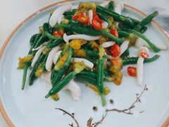 滑子菇炒丝瓜花-砂锅居(西四店)