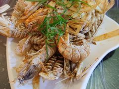 椒盐皮皮虾-覃记海鲜美食餐厅