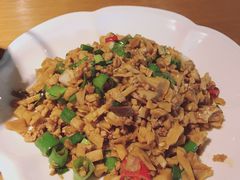 尖椒炒笋干-山水人家(九堡店)