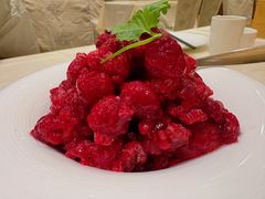 天然蜂蜜拌树莓-吉林省林业宾馆-餐厅