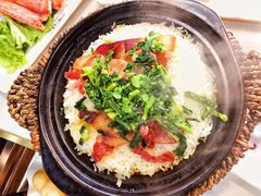 神仙腊味双拼煲仔饭-港迹·鲜围煮海鲜火锅(湖州时代广场店)