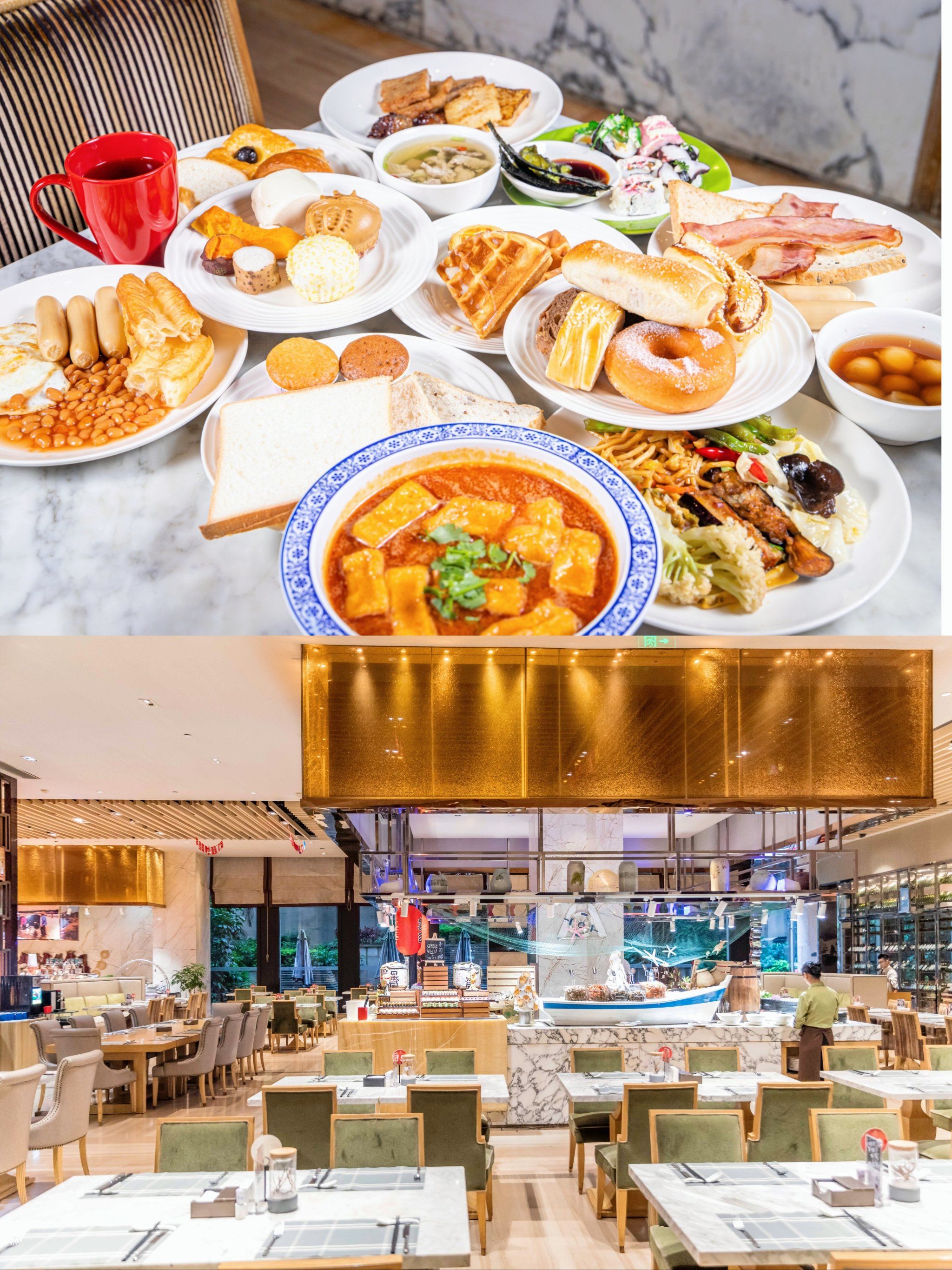 也是我想吃他们家蛮优秀的自助餐啦😏
	
🚅距离市区和动车