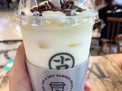 桂花乌龙奶芙-古茗(东鼓道店)