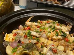 蒜籽烧千岛湖鱼腩-百姓渔村(南中环店)