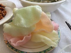 餐后小吃。五彩虾片-天天渔港(杏林街店)