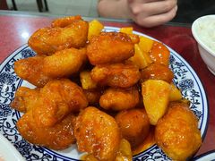 菠萝咕咾肉-北大地皖峰饭馆