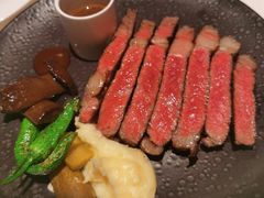 澳洲M5和牛肉眼-橘洲1910花园江景西餐厅