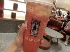 奶酪红草莓-LELECHA乐乐茶(上海五角场万达广场店)