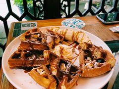 香蕉脆果仁华夫饼-西关84·History·Art·Cafe