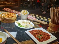 自助取餐区-矮板凳老火锅(宽窄巷子店)