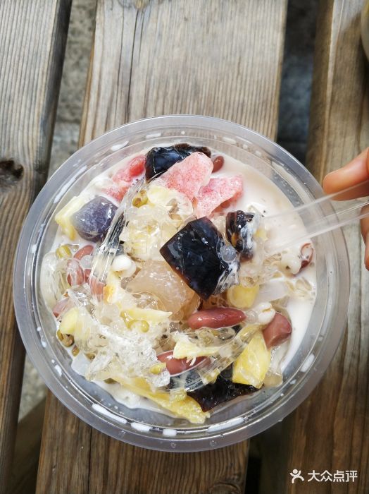 猫街茶果(漳州四果汤)牛奶四果汤图片 - 第1张