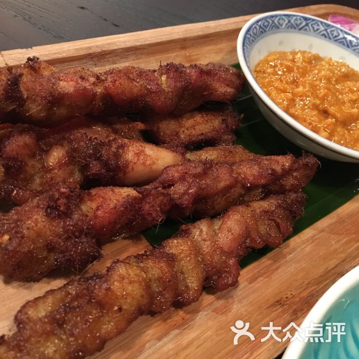 沙嗲鸡肉串图片