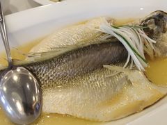 姜丝豆酱蒸黄花鱼-万龙洲海鲜(南新仓店)