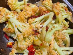 干锅有机花菜-南拳十三姨·潮汕砂锅粥(世纪金源店)