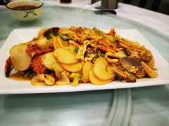 海鲜炒年糕-金海湾海鲜排档(朱家尖店)