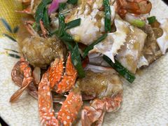 姜葱炒蟹-贞姨美食·老字号海鲜大排档