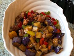 茄子肉丁小公鸡双拼拌面-文三里屯面馆(三里屯店)