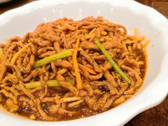 撒子牛肉丝-刘胖子家常菜·蹄花焖藕(中南店)