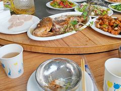 -北京龙庆四季香农家饭庄·灶台鱼·碳烤虹鳟鱼(龙庆峡店)