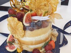 6英寸鲜果香缇裸蛋糕1个-杜哈夫DOUX RÊVE·生日蛋糕(日月光店)