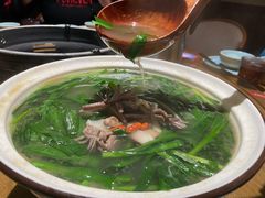 鸭血扁菜汤-甘家界柠檬鸭(安吉店)