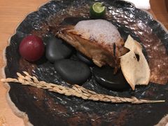 烤三文鱼下巴-松涛日本料理