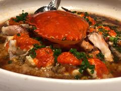 葱油蒸红膏蟹-玫瑰厅上海菜(兴国路店)