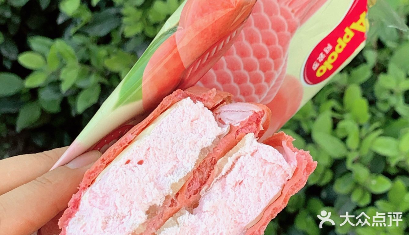 鲷鱼烧新口味藏了白巧克力的白桃味