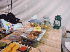 自助取餐区-落日营地·云泰小烤