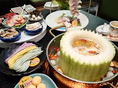 -得意咚瓜·顺德鱼生·冬瓜盅火锅