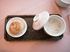 文思豆腐配蟹壳黄-江南灶中餐厅(南京香格里拉店)