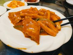 鱼饼炒年糕-桃园中华料理炸酱面(燕儿岛路店)