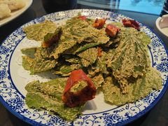 面拖桑树叶-天台徐家小吃