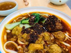 茄子肉丁面-晋味坊手工刀削面农家菜(霍营店)