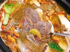 菌汤锅底-强记清汤黄牛肉·涮烤一体(吉庆路店)
