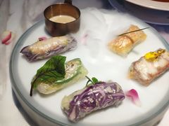 漫步花开彩虹卷-蜜桃花开·中西融合菜E&W(南长街店)