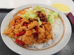 宫保鸡丁饭配蒸蛋套餐-永和大王(高新中四道店)