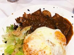 黑椒带骨猪排双蛋饭-柠檬树茶餐厅(海雅缤纷城店)