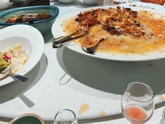 -海派美食·家宴海鲜青岛菜·石锅鲽鱼头(东方城店)