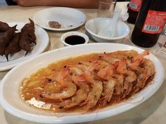 蒜蓉粉丝蒸虾-驻海天一角餐厅